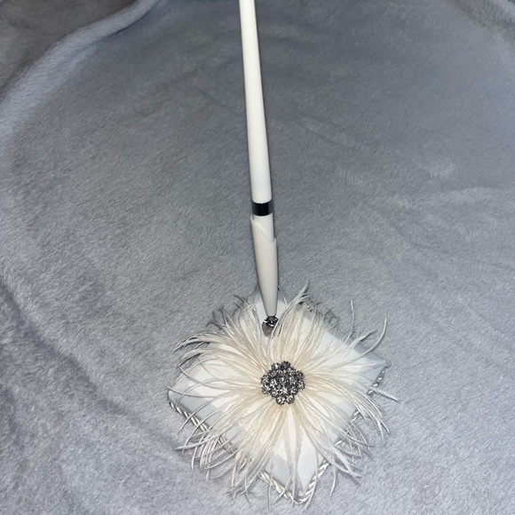 Ring Pillow and Guest Book Pen for Wedding - Picture 3 of 4